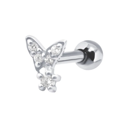 Dangling Butterfly Helix Ear Piercing TIP-3300